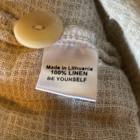 Vintage Flax Button Up Blazer Size Small - Picture 6 of 6